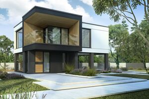 Neues Musterhaus im Aufbau: NEXT 145 - Danwood S.A.